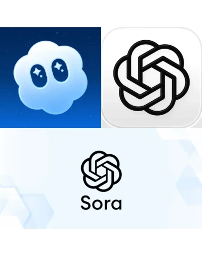 Sora by OpenAI + Chat GPT iPhone ios AppStore iPad