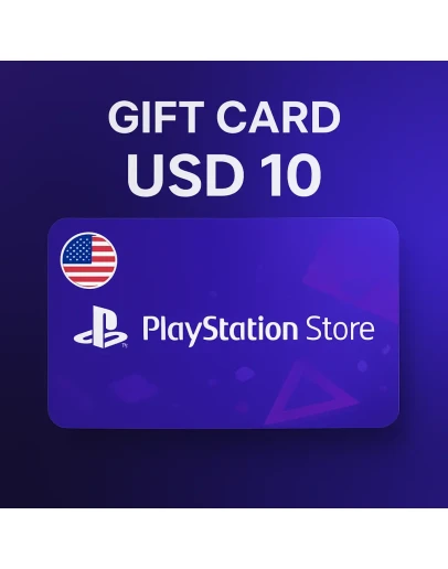 Карта PlayStation (PSN) 10 USD (Долларов) США