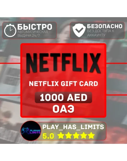Netflix Gift Card 1000 AED ОАЭ (AE)