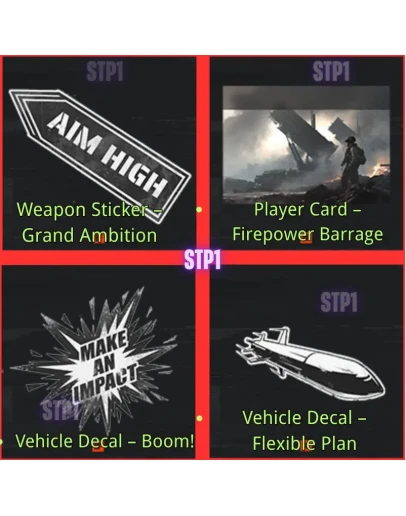 Баттлфилд 6: Карта игрока, наклейка, декаль техники