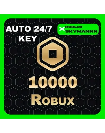 10.000 ROBUX КАРТА ПОПОЛНЕНИЯ ROBLOX GLOBAL АВТО 24/7