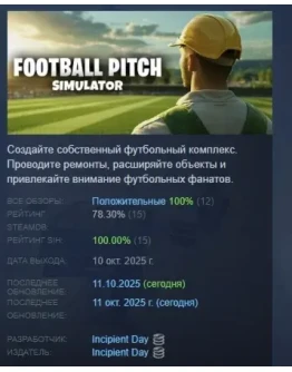 Football Pitch Simulator АВТОДОСТАВКА STEAM РОССИЯ