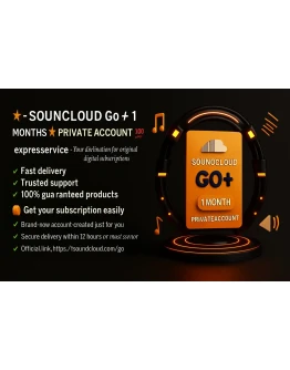 SOUNDCLOUD Go+ 1 МЕСЯЦ ЧАСТНЫЙ АККАУНТ