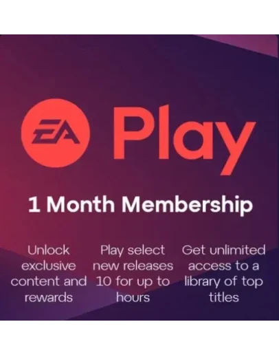 EA PLAY 1 МЕСЯЦ (ПК) КЛЮЧ ПРИЛОЖЕНИЯ EA EA PLAY 1 МЕСЯЦ (ПК) КЛЮЧ ПРИЛОЖЕНИЯ EA