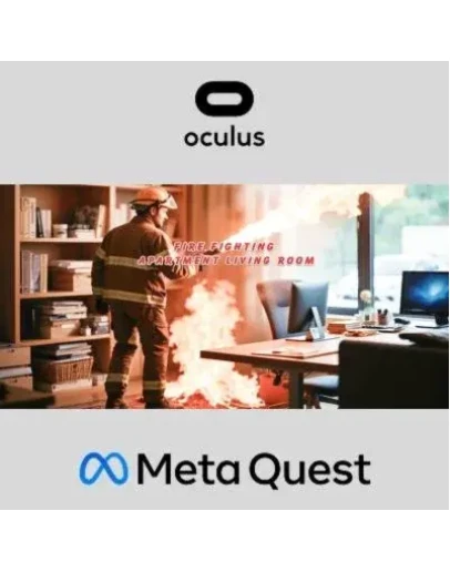 Fire Fighting: Apartment Living Room Oculus Quest
