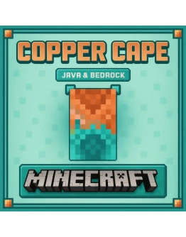 MINECRAFT COPPER CAPE ПЛАЩ/СКИН JAVA &amp BEDROCK
