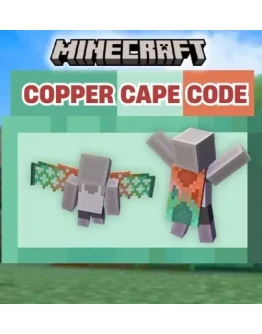 INSTANTMinecraft Copper Cape Code - Java &amp Bedrock