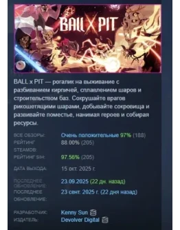 BALL x PIT АВТОДОСТАВКА STEAM РОССИЯ
