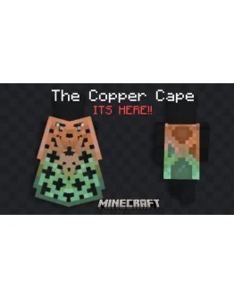 MINECRAFT CAPE COPPER CAPE КЛЮЧ