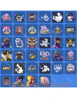 Marvel RivalsТвич Дропс34 предметов + Marvel RivalsТвич Дропс34 предметов +