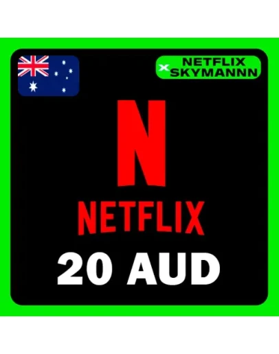АВТО Карта пополнения Netflix 20 AUD АВСТРАЛИЯ 24/7