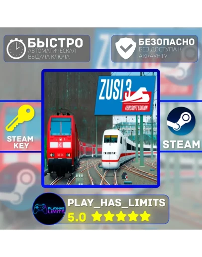 ZUSI 3 - Aerosoft Edition КЛЮЧ STEAM Global + РФ