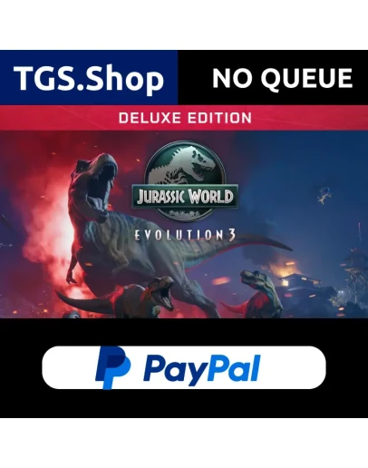 Jurassic World Evolution 3 DELUXENO QUEUE PAYPAL