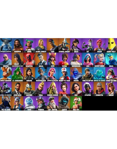 FORTNITE 47+ ОБЛИЦОВ АККАУНТOG NINJA JOHN WICK +ПОЧТА