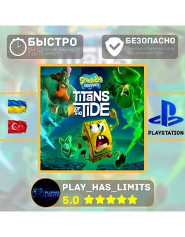 SpongeBob SquarePants: Titans of the Tide PS 5 UA/TR