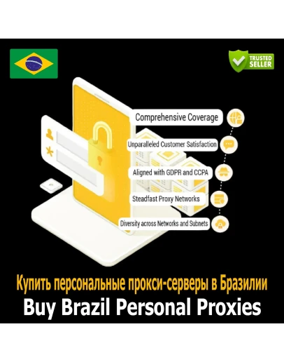 Купить персональные прокси в Бразилии быстро