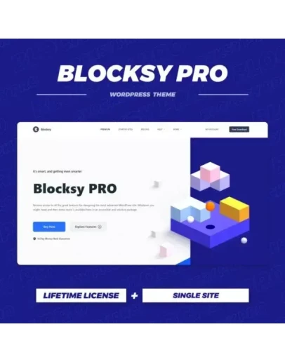 Официальная лицензия Blocksy PRO на весь срок службы