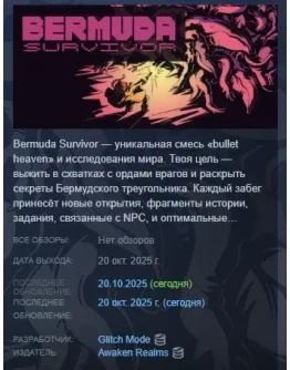 Bermuda Survivor АВТОДОСТАВКА STEAM РОССИЯ Bermuda Survivor АВТОДОСТАВКА STEAM РОССИЯ