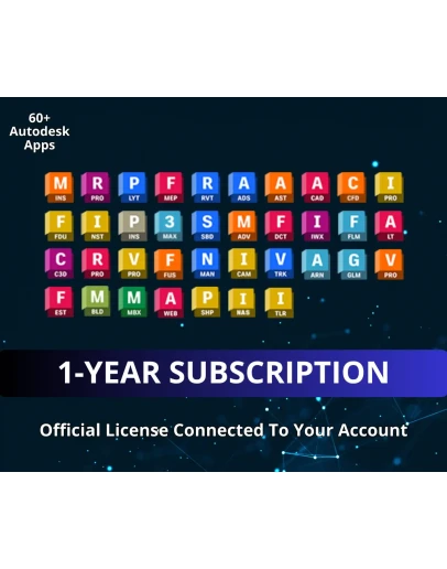 Подписка на все приложения Autodesk на 1 год