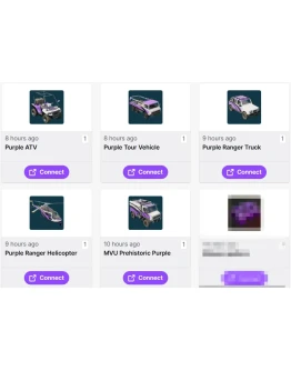 Jurassic World Evolution 3 Фиолетовый транспорт*5