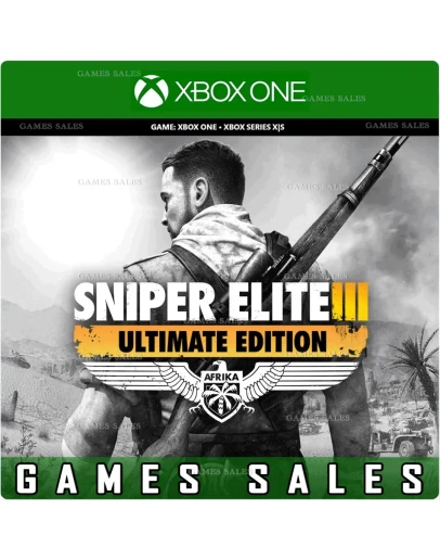 SNIPER ELITE 3 ULTIMATE EDITIONXBOX ONEXSКЛЮЧ