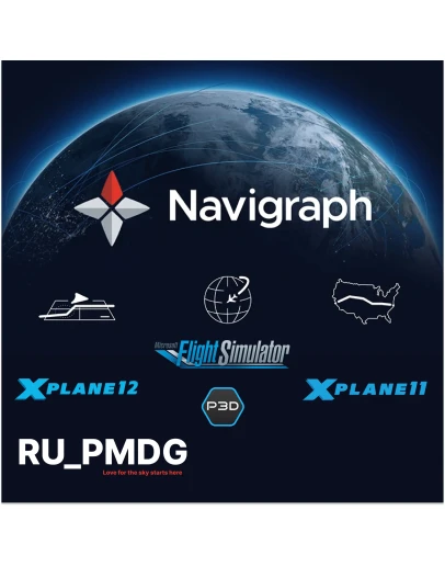 Navigraph for MSFS2020/24, X-Plane 11/12, P3D