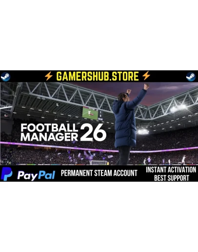 Football Manager 26 STEAM + PAYPAL WITH INGAME EDITOR