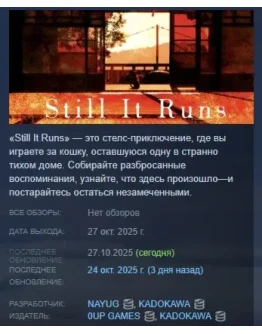 Still It Runs АВТОДОСТАВКА STEAM РОССИЯ