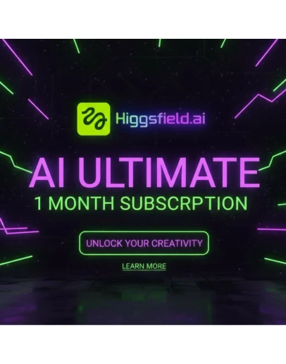 HIGGSFIELD AI ULTIMATE 1 МЕСЯЦ SORA 2 VEO 3 WAN &amp MORE