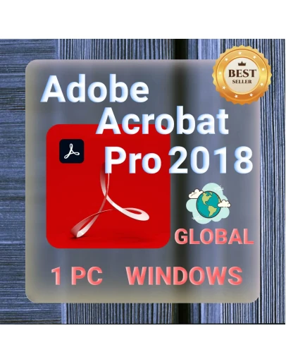 Adobe Acrobat Pro DC 2018 КЛЮЧ АКТИВАЦИИ БЕССРОЧНО!