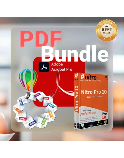 Adobe Acrobat Pro DC 2022 + Corel PDF Fusion + Nitro PD