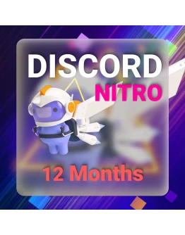 Discord Nitro 12 мес. Любой регион Ваш аккаунт
