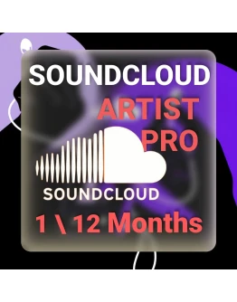 SoundCloud Artist Pro (ваш профиль) 1 12 месяцев