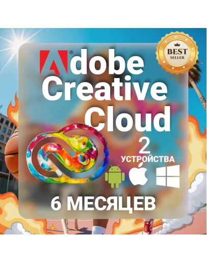 ADOBE CREATIVE CLOUD+FREEPIK 6 МЕСЯЦЕВ НА ВАШ АККАУНТ