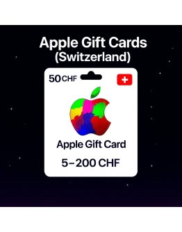 Apple Gift Cards (Швейцария) 5200 CHF Коды