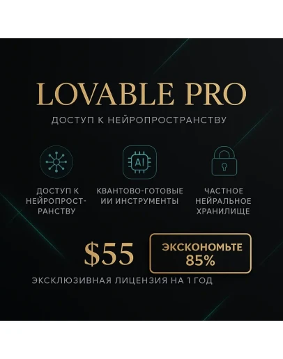 Lovable Pro 12 месяцев приватного аккаунта