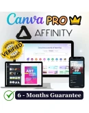 Canva Pro + Affinity (Офиц. 1-местн. инвайт) 6 мес.
