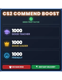 САМЫЙ ДЕШЕВЫЙ! (1000/1000/1000) - CS2 БУСТ ПОХВАЛ -7/24