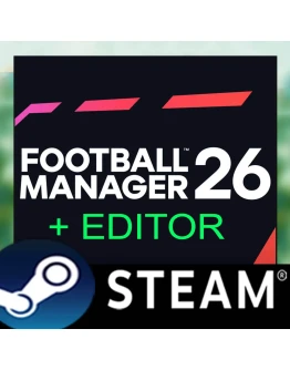 FOOTBALL MANAGER 26 + РЕДАКТОРВСЕ ДОПОЛНЕНИЯSTEAMPC