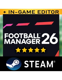 FOOTBALL MANAGER 26 + РЕДАКТОРВСЕ ДОПОЛНЕНИЯSTEAMPC