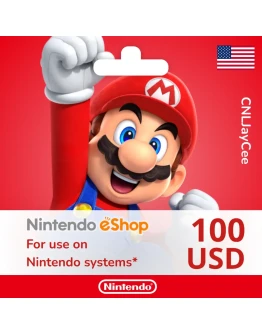 24/7 АВТО Nintendo eShop 100 USD (подарочная карта)