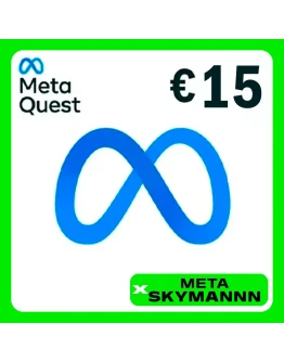 META QUEST 15 EUR ЕВРОПА КАРТА ПОПОЛНЕНИЯ АВТО 24/7