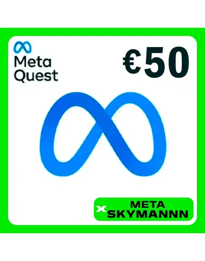META QUEST 50 EUR ЕВРОПА КАРТА ПОПОЛНЕНИЯ АВТО 24/7