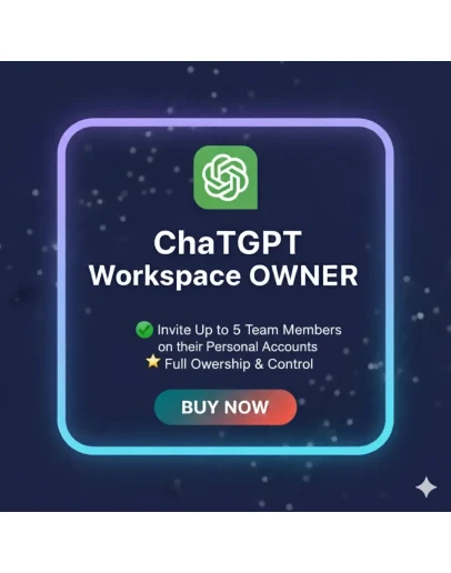 ChatGPT PLUS Workspace (Владелец) - 37 дней 6 Польз ChatGPT PLUS Workspace (Владелец) - 37 дней 6 Польз