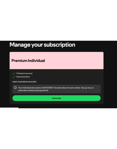1-12 MONTHS SPOTIFY PREMIUM PERSONAL DUO FAMILY 1-12 MONTHS SPOTIFY PREMIUM PERSONAL DUO FAMILY