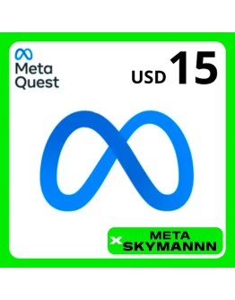 META QUEST 15 USD США КАРТА ПОПОЛНЕНИЯ АВТО 24/7