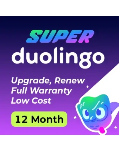 Duolingo Super План Individual/Family 12 месяцев