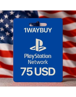 США PlayStation Netwoк 75 USD Подарочная карта код пин США PlayStation Netwoк 75 USD Подарочная карта код пин