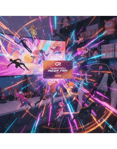 Crunchyroll Мега Фан 1 месяц - Пополнение