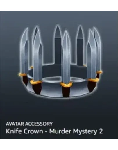 Roblox key Knife Crown - Murder Mystery 2 GLOBAL